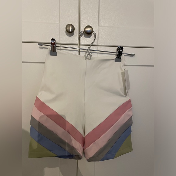 PORT DE BRAS Brand New Rainbow Bike Shorts - Picture 4 of 7